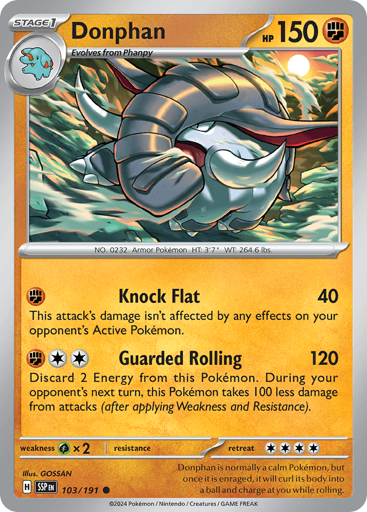 Donphan Surging Sparks