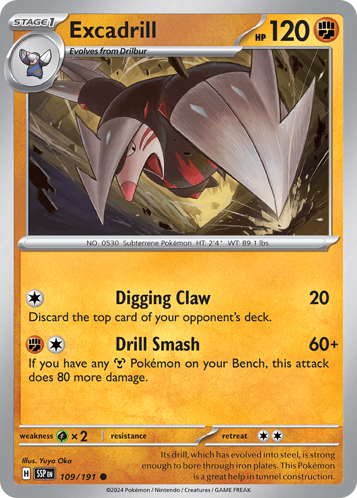 Excadrill Surging Sparks