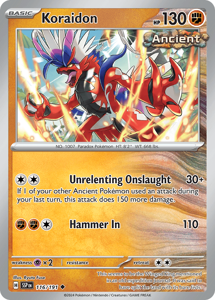 Koraidon Surging Sparks