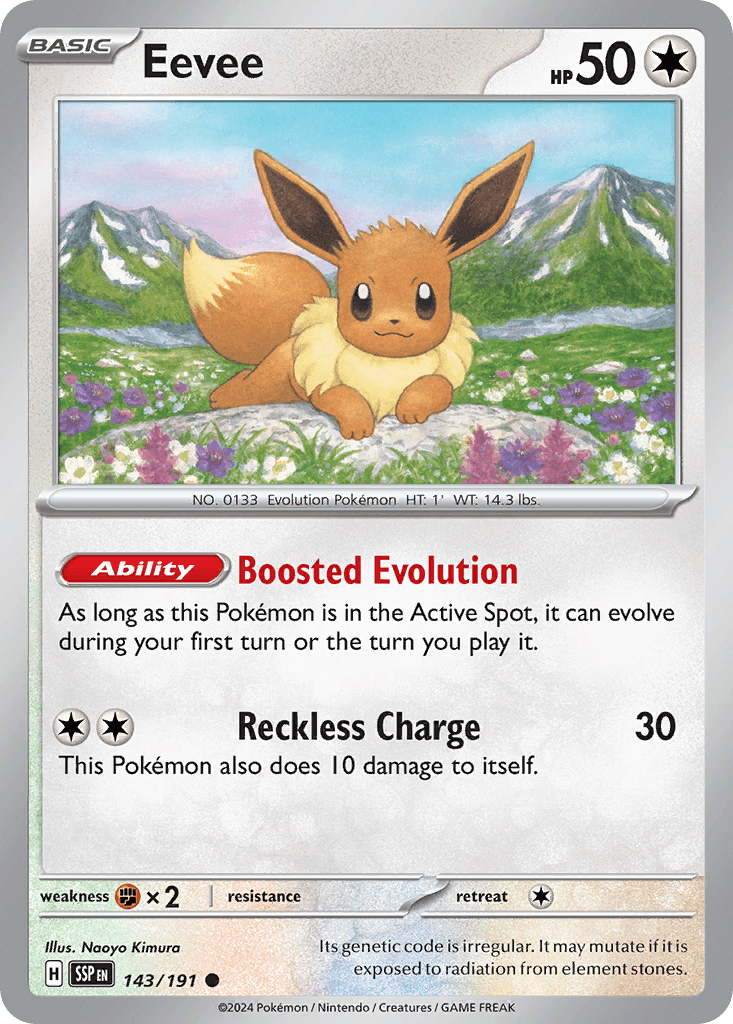 Eevee Surging Sparks
