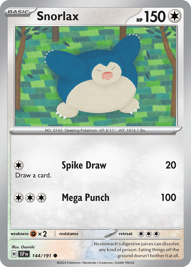 Snorlax Surging Sparks