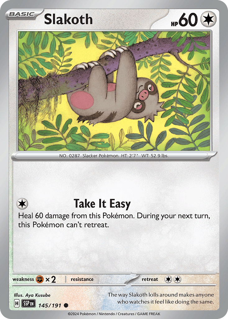 Slakoth Surging Sparks