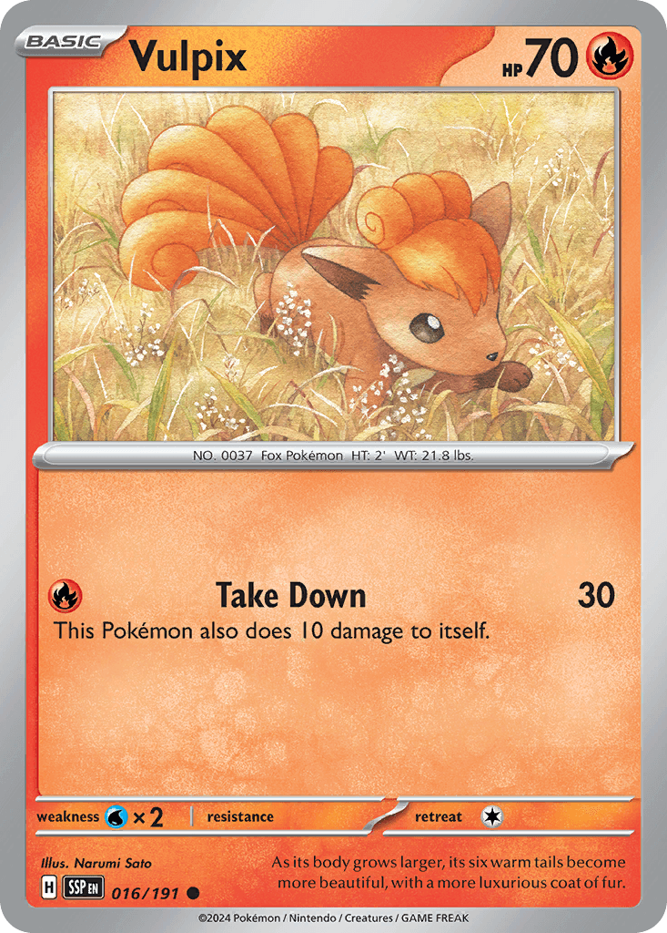 Vulpix Surging Sparks