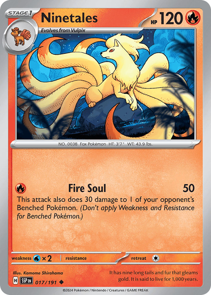 Ninetales Surging Sparks