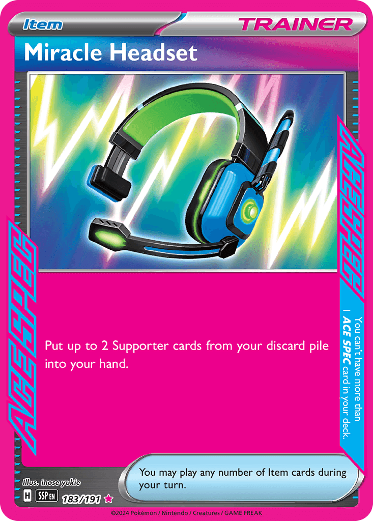 Miracle Headset Surging Sparks