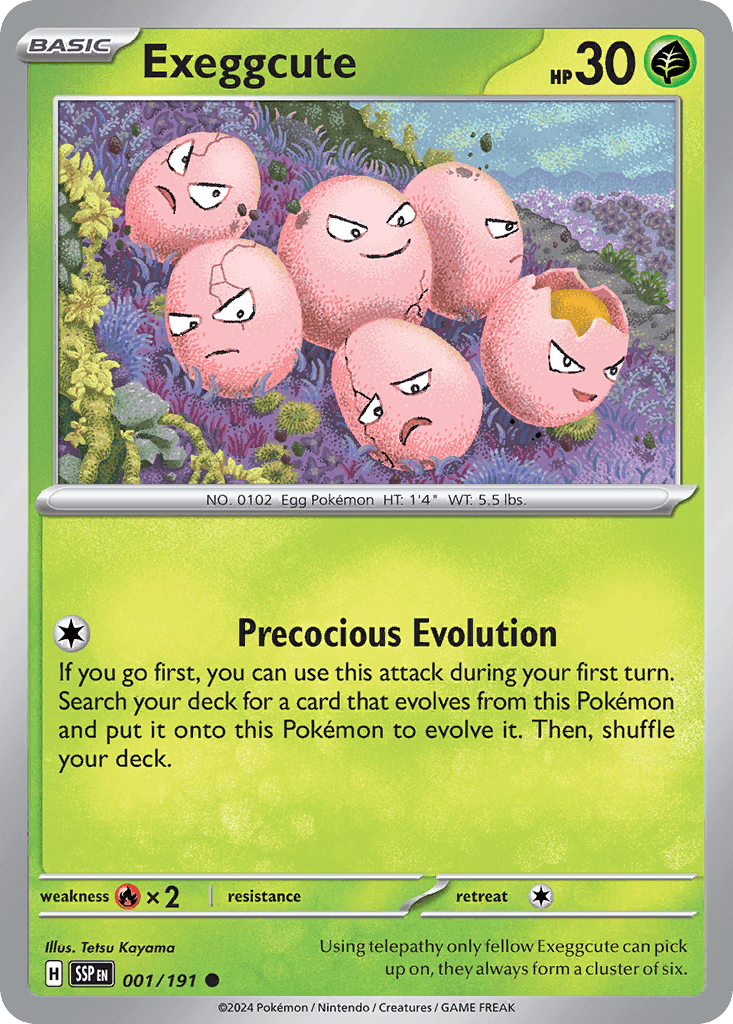 Exeggcute Surging Sparks