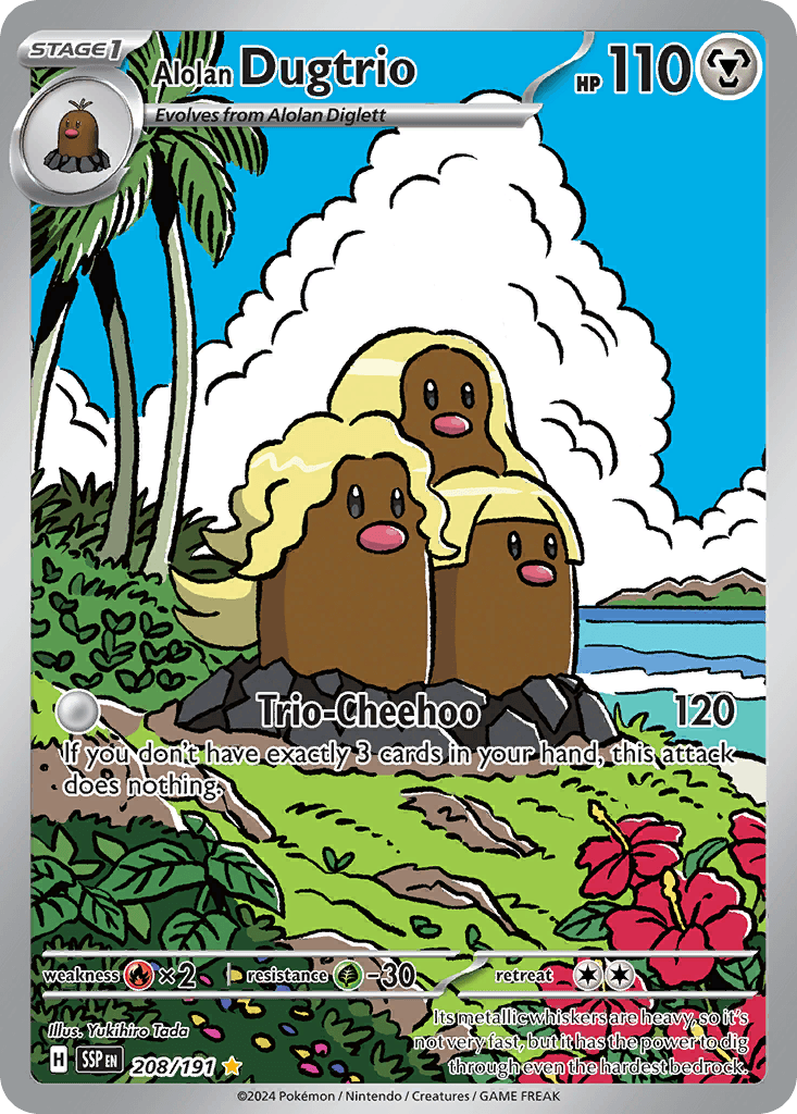 Alolan Dugtrio Surging Sparks