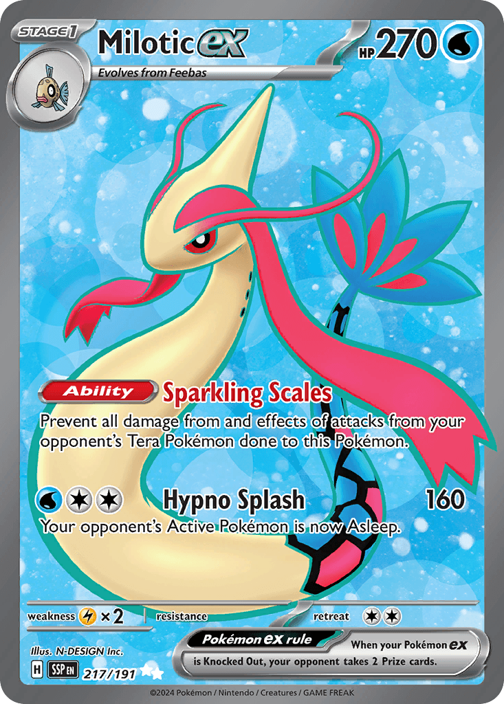 Milotic ex Surging Sparks