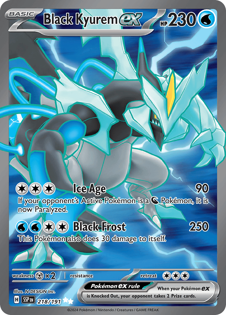 Black Kyurem ex Surging Sparks