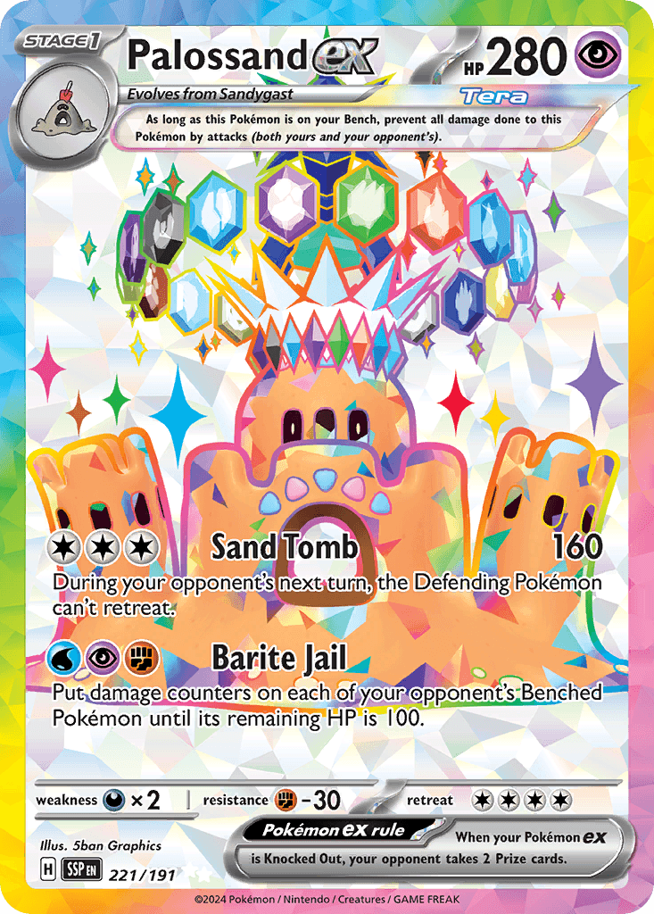 Palossand ex Surging Sparks