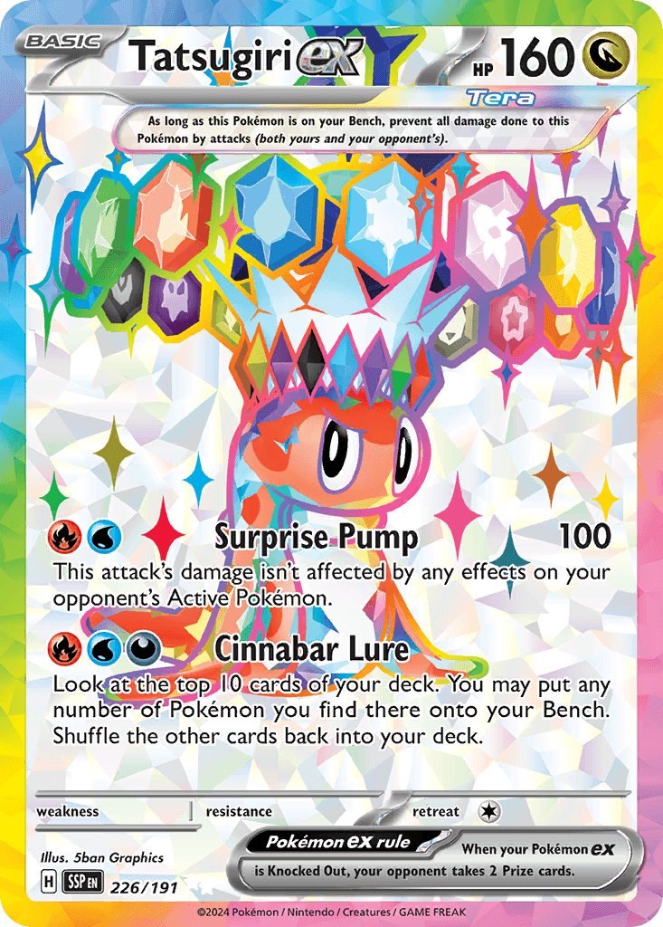 Tatsugiri ex Surging Sparks