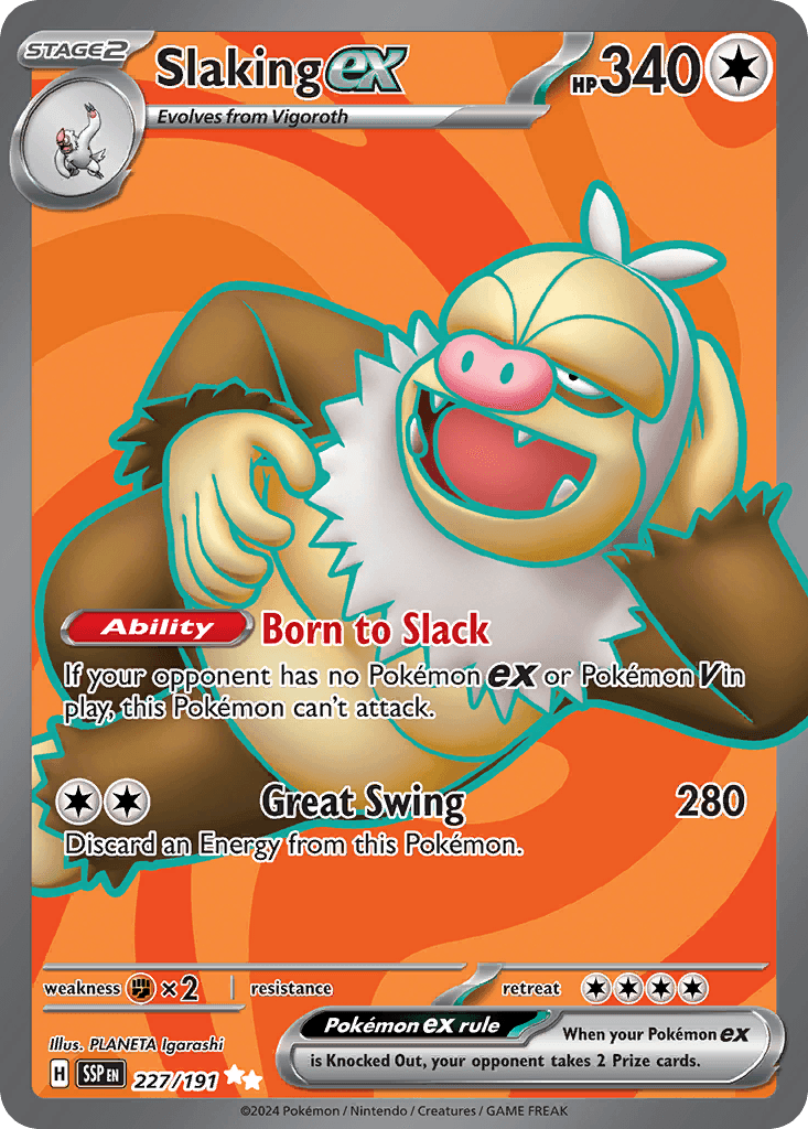 Slaking ex Surging Sparks