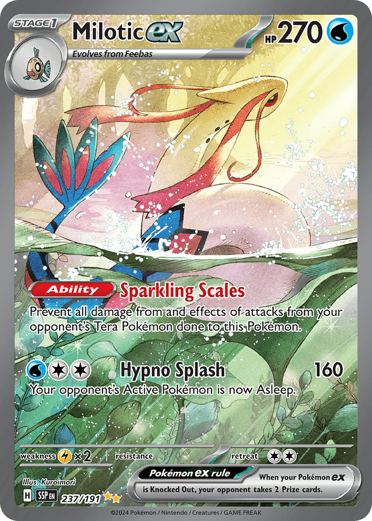 Milotic ex Surging Sparks