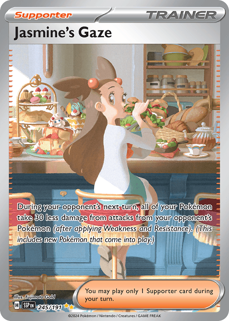 Jasmine's Gaze Surging Sparks