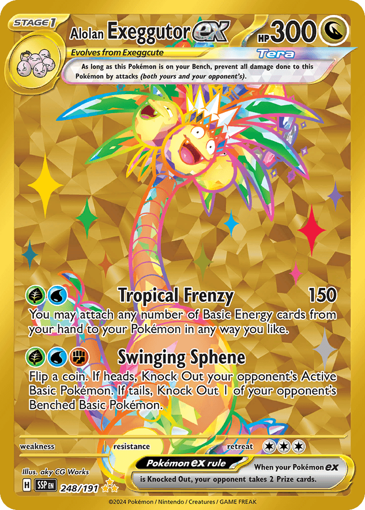 Alolan Exeggutor ex Surging Sparks