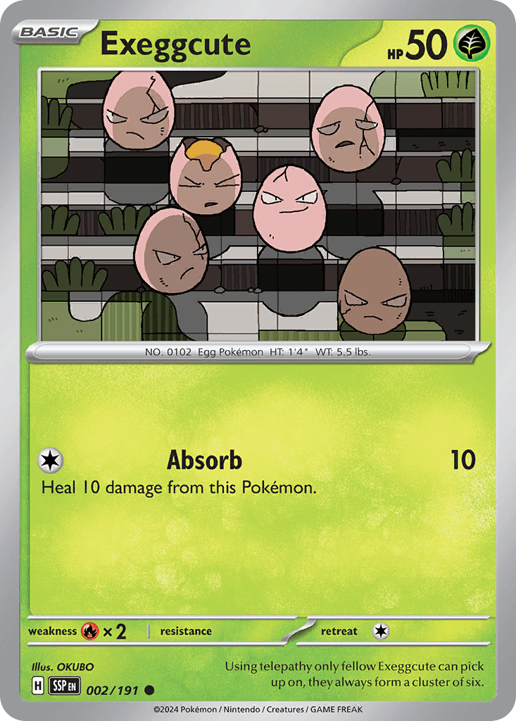 Exeggcute Surging Sparks
