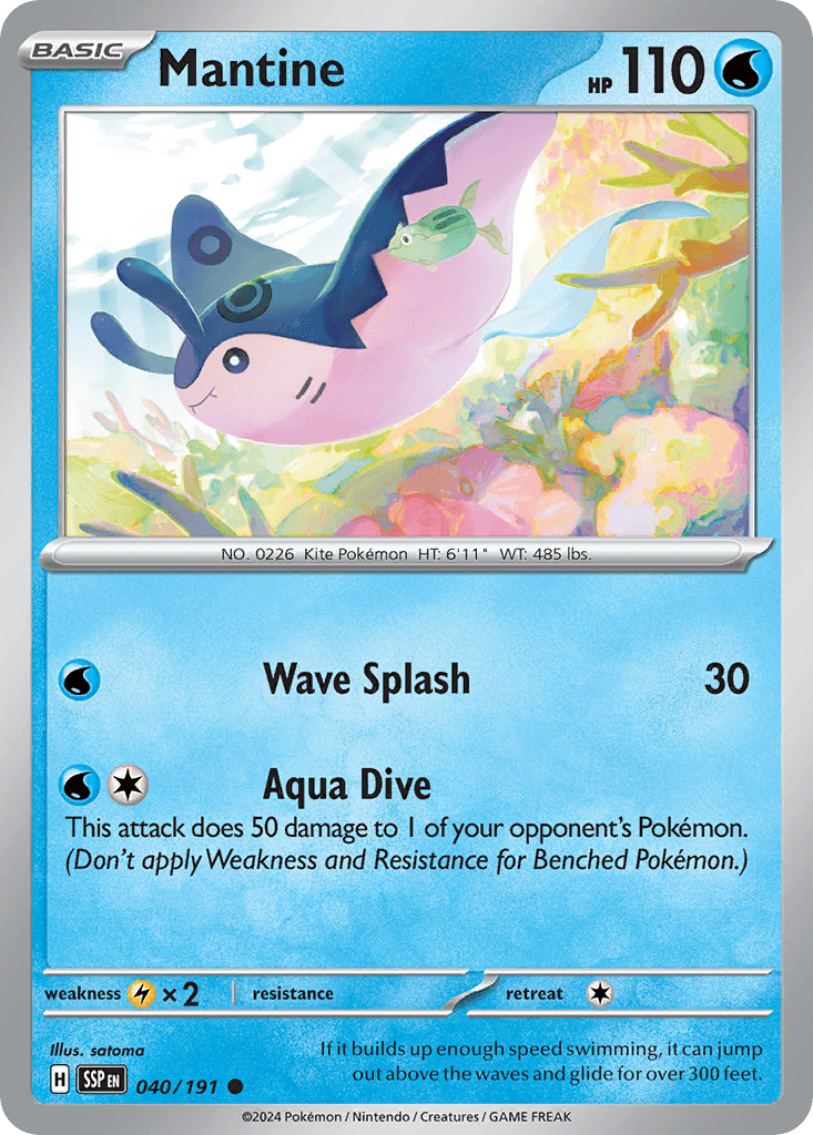 Mantine Surging Sparks