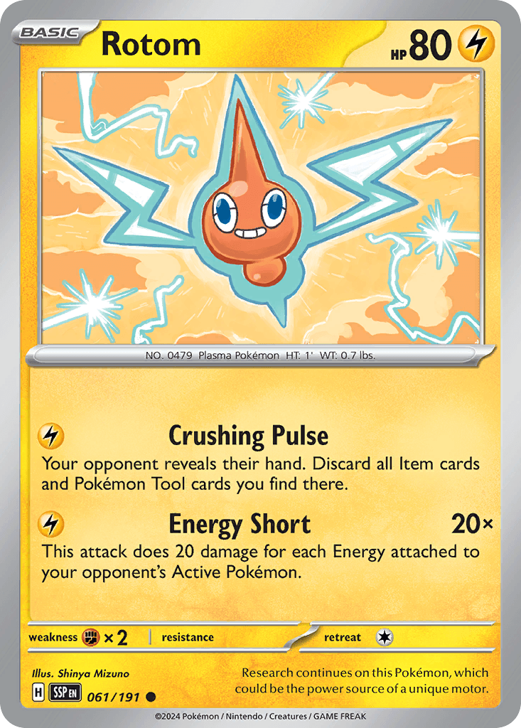 Rotom Surging Sparks
