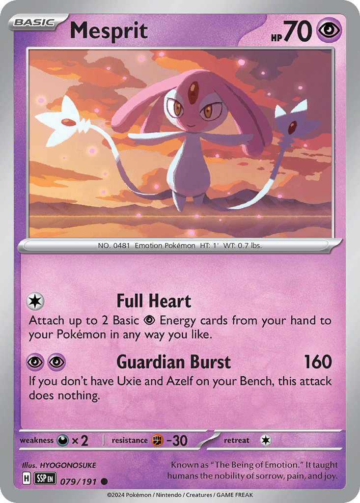 Mesprit Surging Sparks