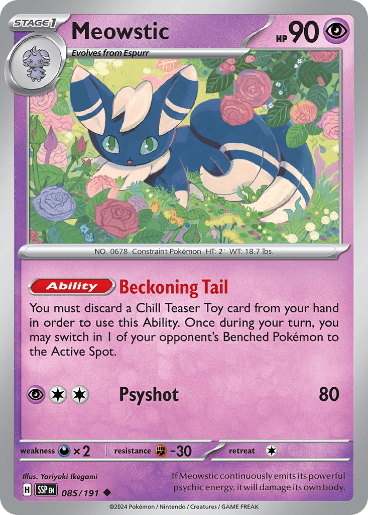 Meowstic Surging Sparks