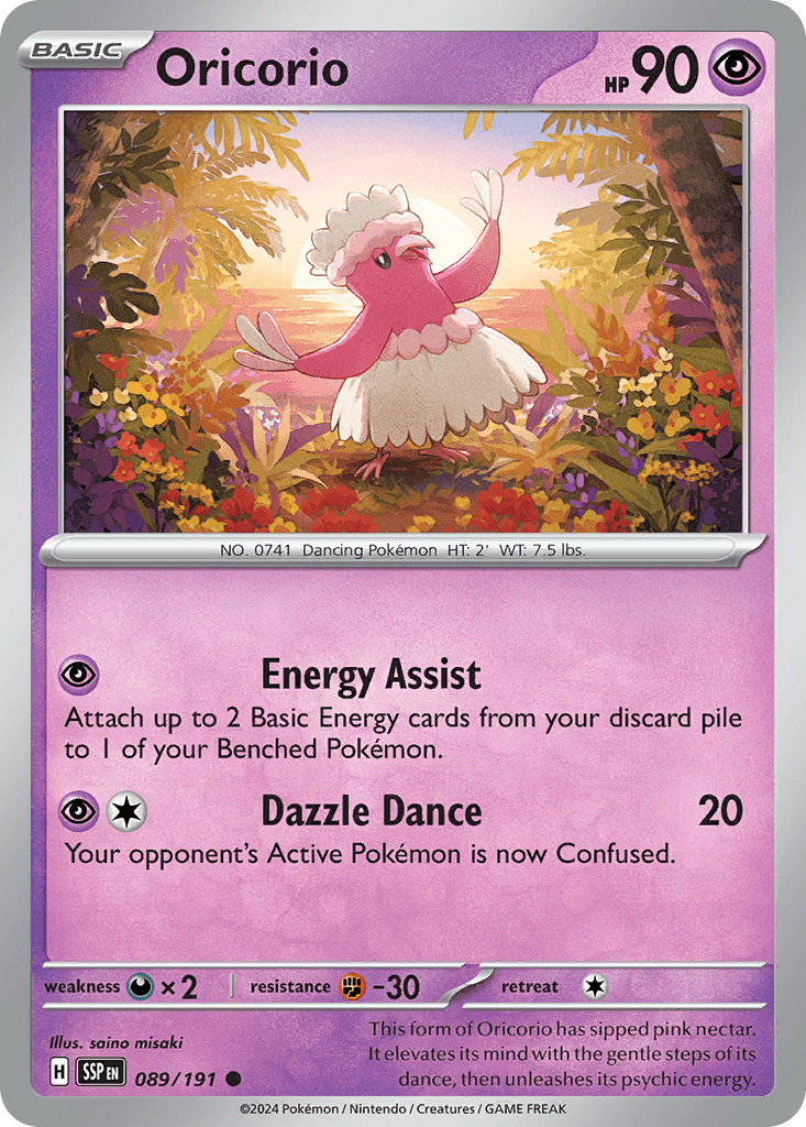 Oricorio Surging Sparks