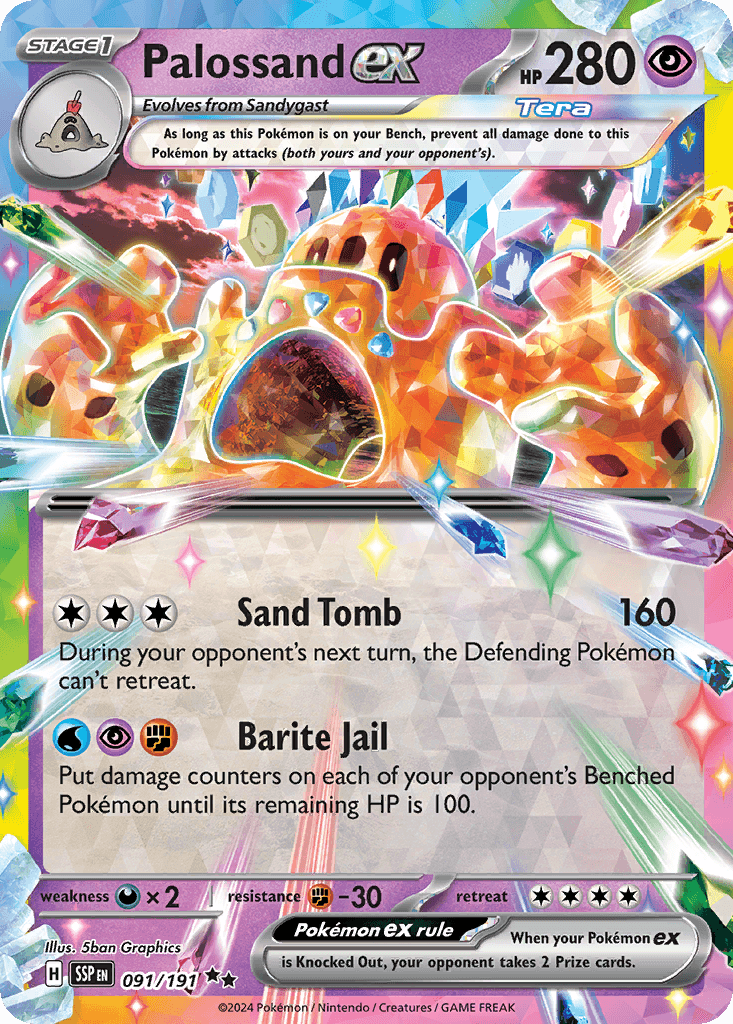 Palossand ex Surging Sparks