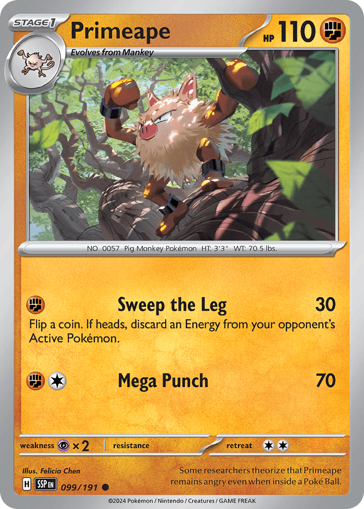 Primeape Surging Sparks