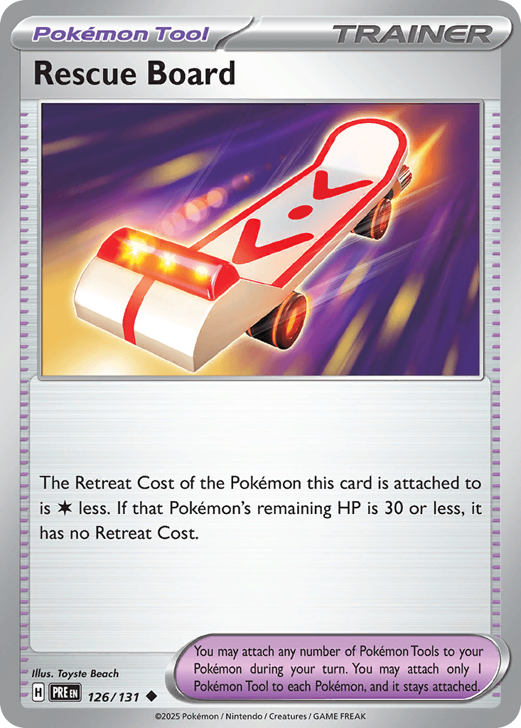 Rescue Board Prismatic Evolutions