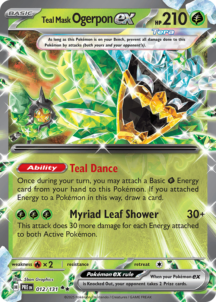 Teal Mask Ogerpon ex Prismatic Evolutions