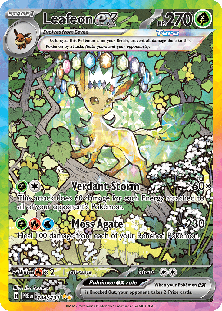 Leafeon ex Prismatic Evolutions