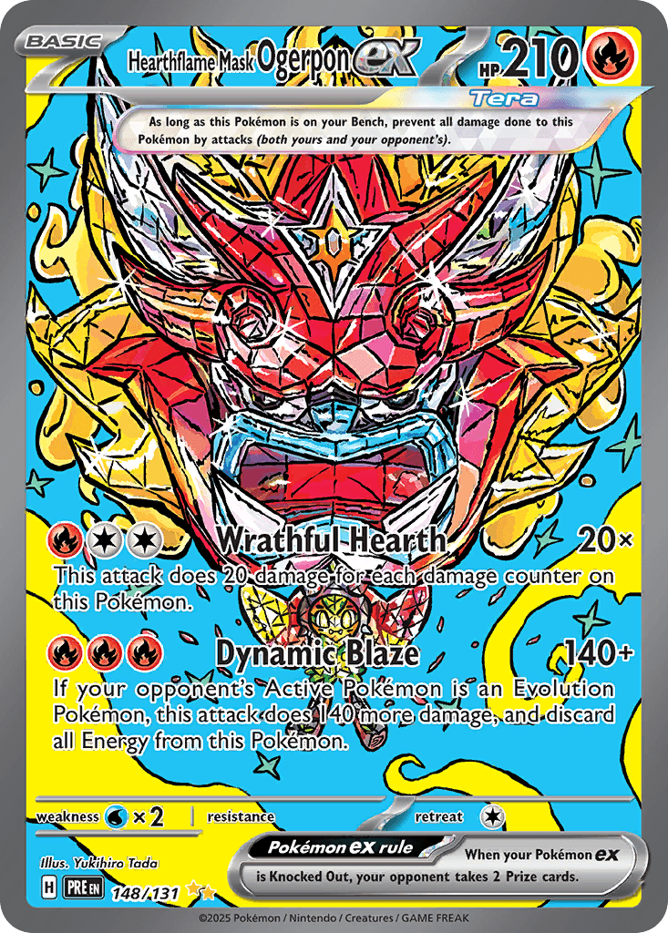 Hearthflame Mask Ogerpon ex Prismatic Evolutions