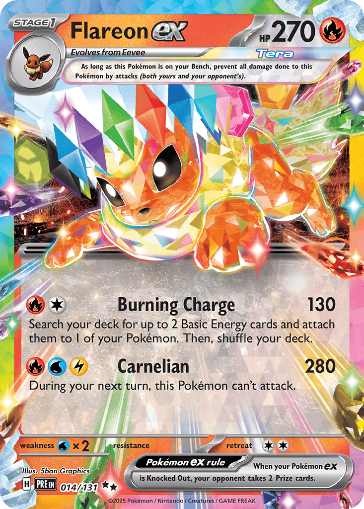Flareon ex Prismatic Evolutions