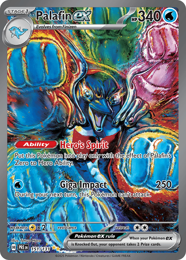 Palafin ex Prismatic Evolutions