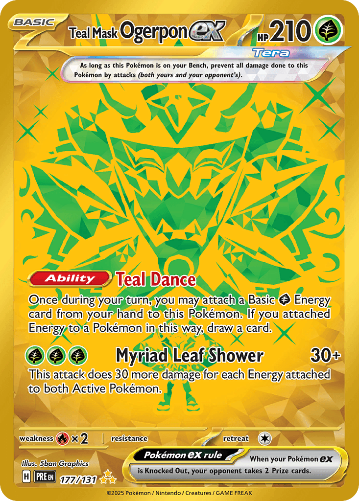 Teal Mask Ogerpon ex Prismatic Evolutions
