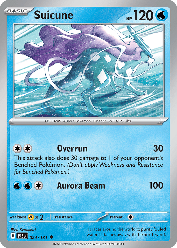Suicune Prismatic Evolutions