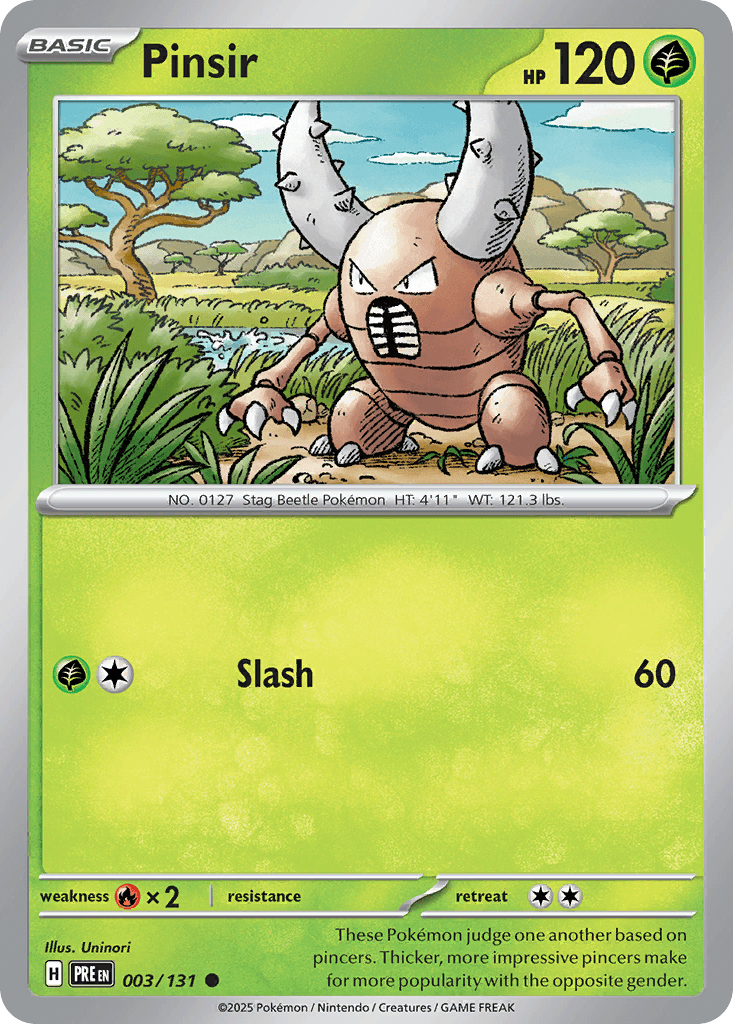Pinsir Prismatic Evolutions