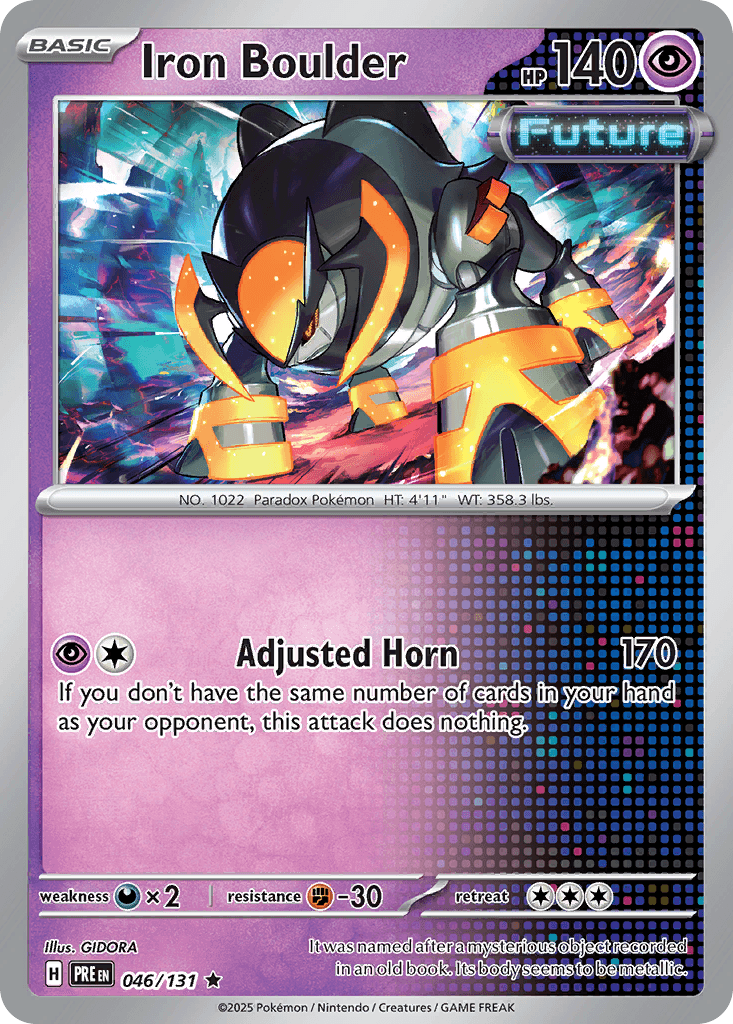 Iron Boulder Prismatic Evolutions