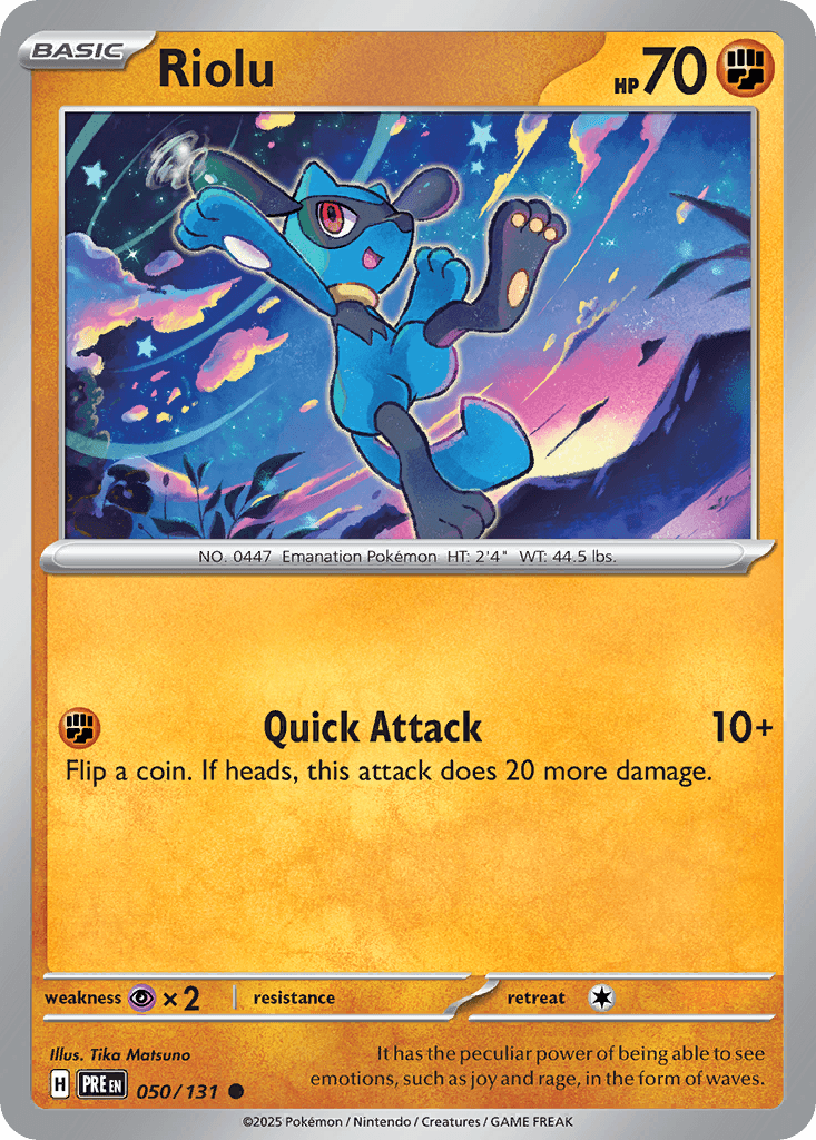 Riolu Prismatic Evolutions