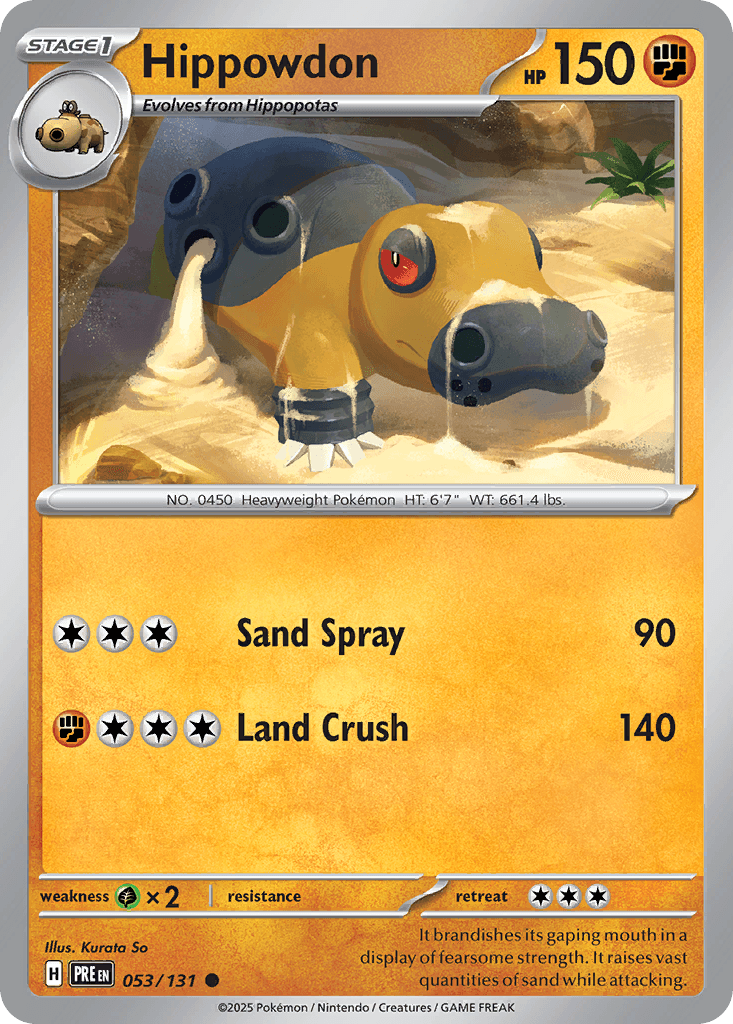 Hippowdon Prismatic Evolutions