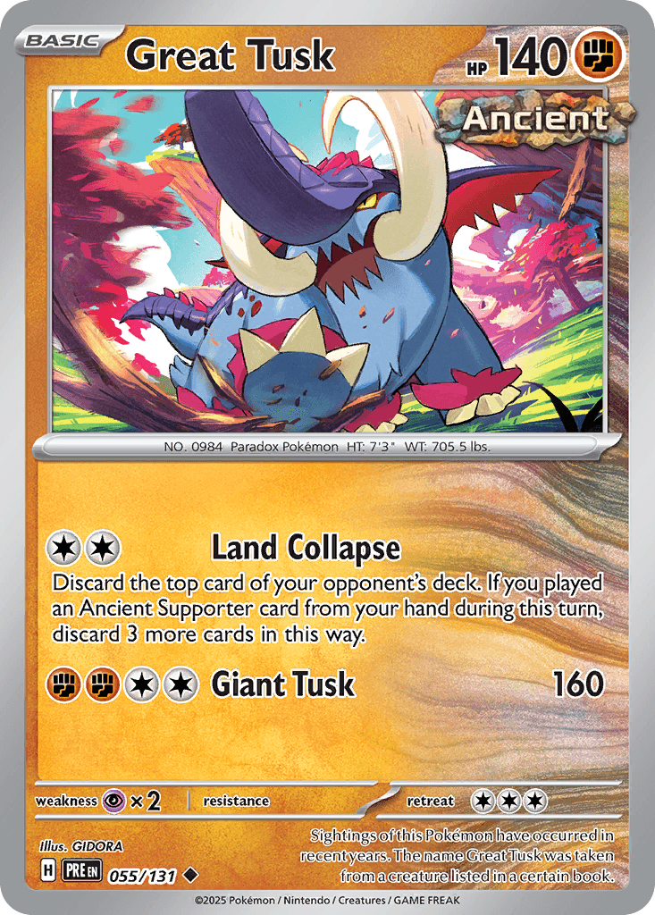Great Tusk Prismatic Evolutions