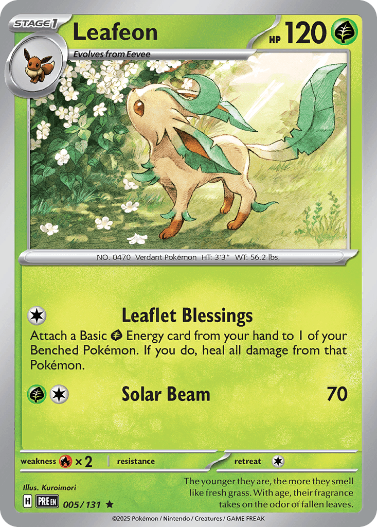 Leafeon Prismatic Evolutions