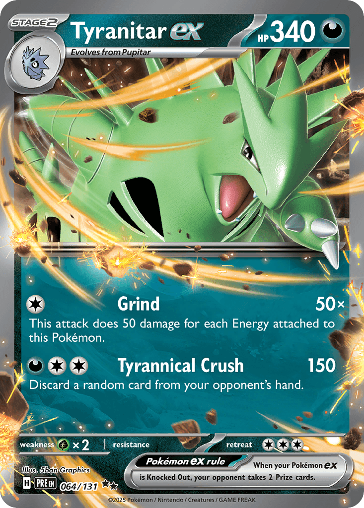 Tyranitar ex Prismatic Evolutions