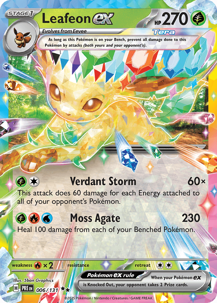 Leafeon ex Prismatic Evolutions