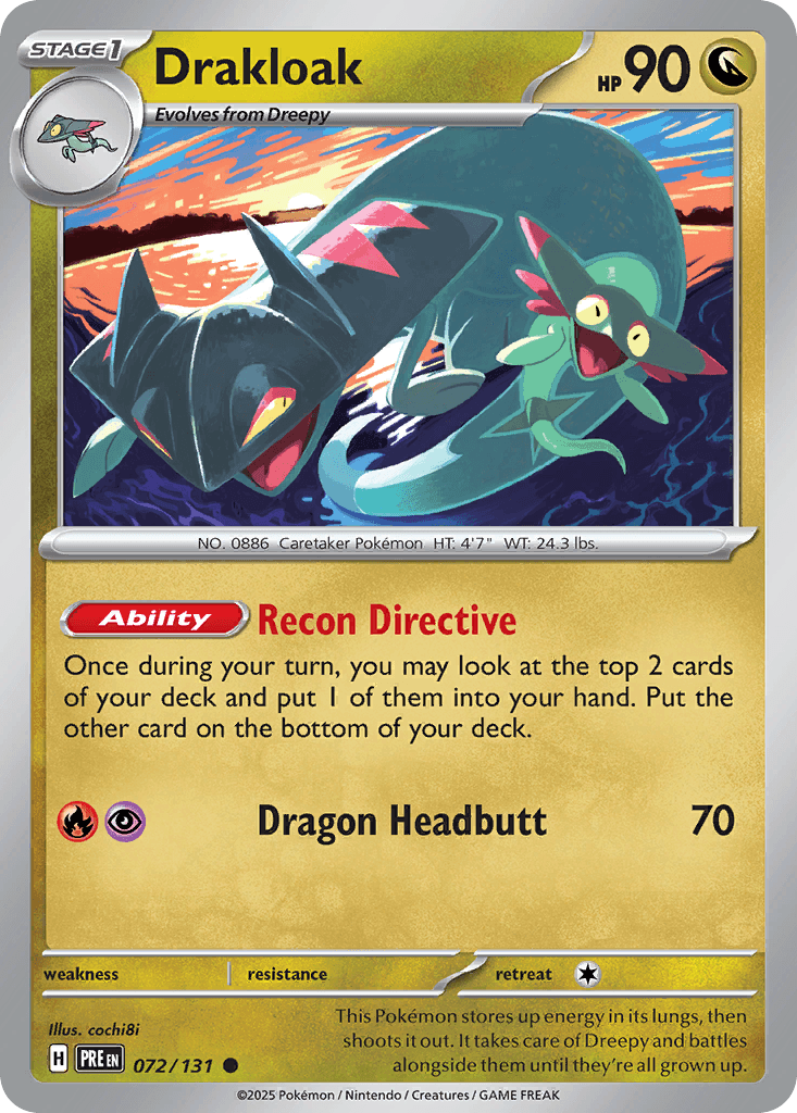 Drakloak Prismatic Evolutions