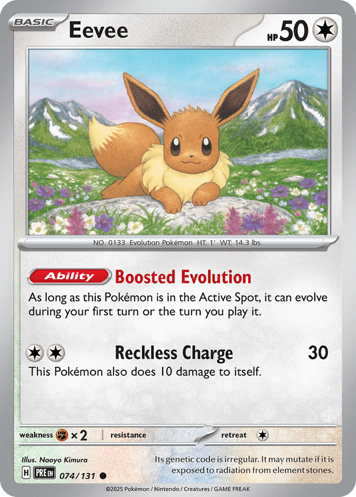 Eevee Prismatic Evolutions