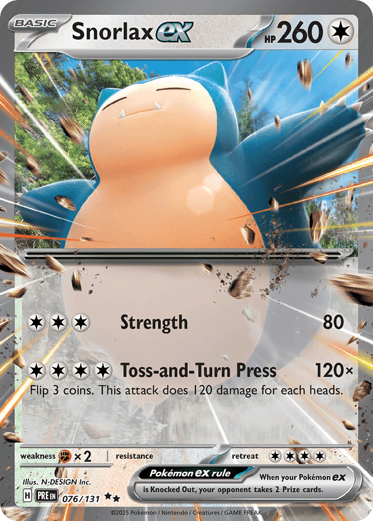 Snorlax ex Prismatic Evolutions