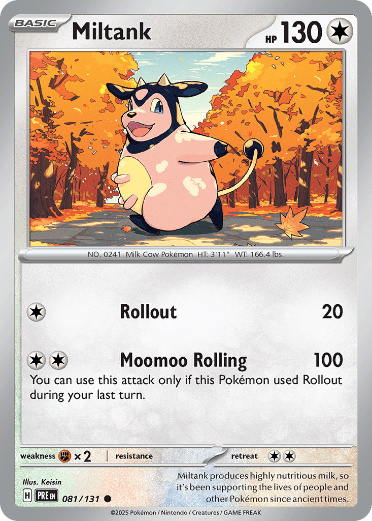 Miltank Prismatic Evolutions