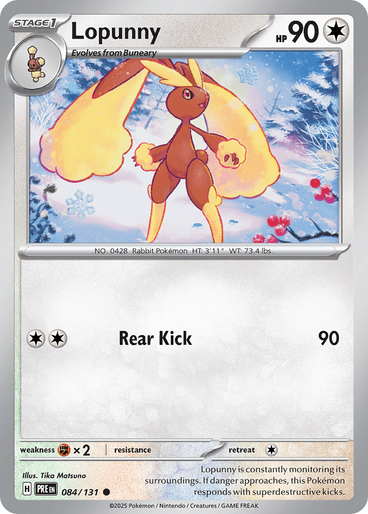 Lopunny Prismatic Evolutions