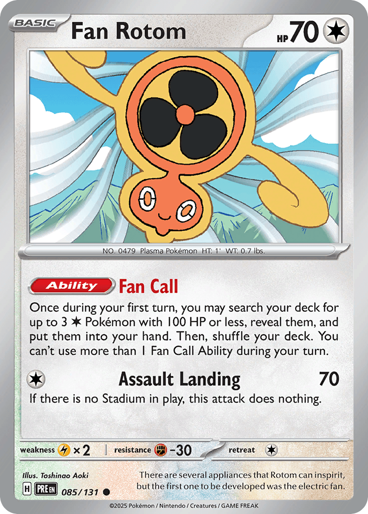 Fan Rotom Prismatic Evolutions
