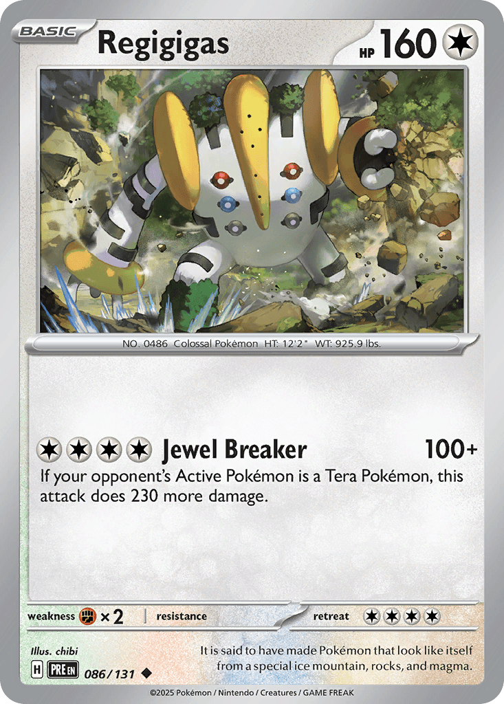 Regigigas Prismatic Evolutions